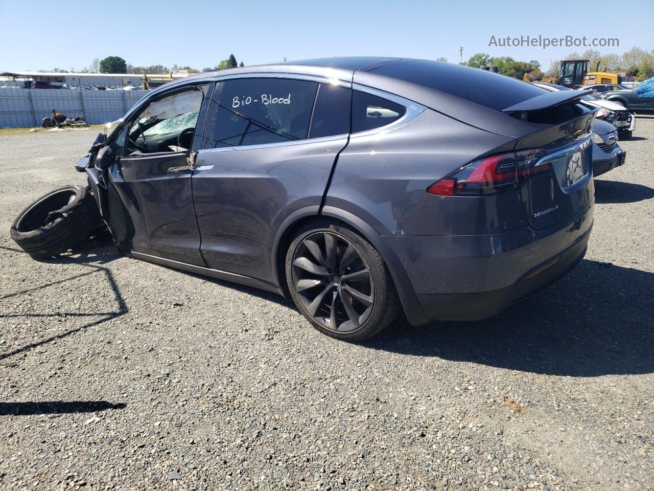 2018 Tesla Model X  Серый vin: 5YJXCBE29JF091008