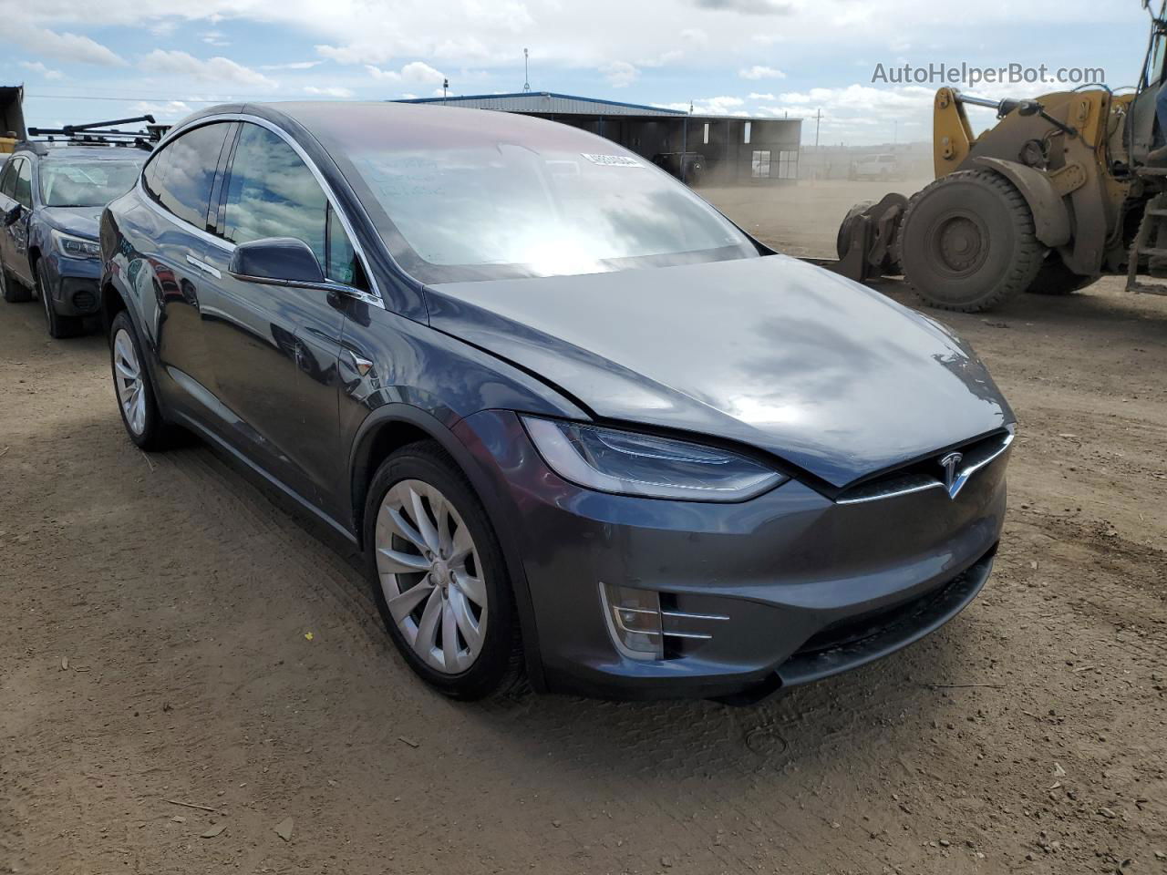 2018 Tesla Model X  Gray vin: 5YJXCBE29JF121656