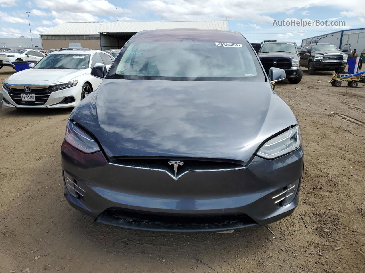 2018 Tesla Model X  Gray vin: 5YJXCBE29JF121656