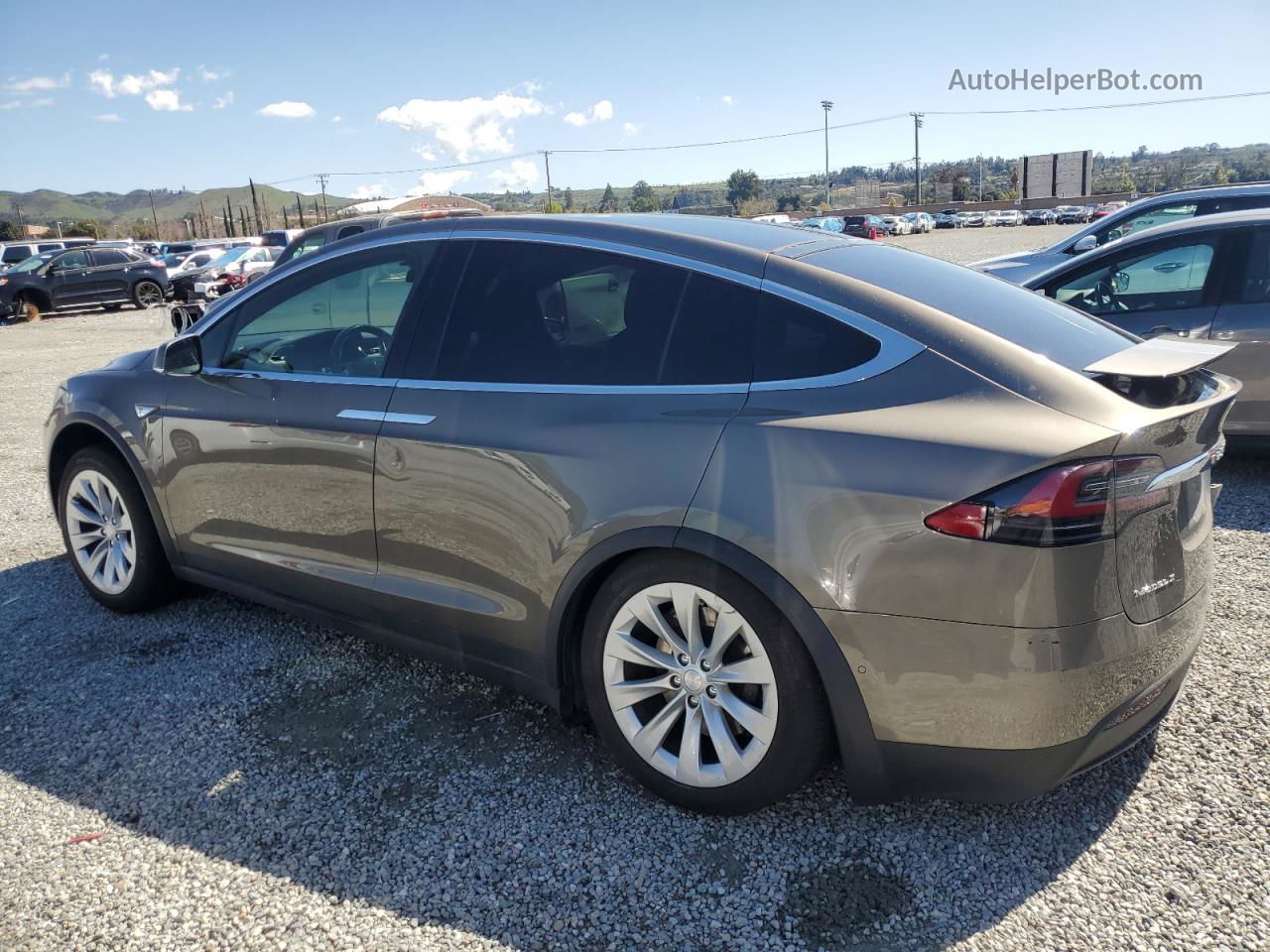 2016 Tesla Model X  Brown vin: 5YJXCBE2XGF001986