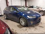 2016 Tesla Model X 60d/70d/75d/90d/p100d Blue vin: 5YJXCBE2XGF005052
