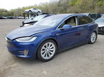 2016 Tesla Model X  Blue vin: 5YJXCBE2XGF007254