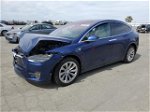 2016 Tesla Model X  Blue vin: 5YJXCBE2XGF028945