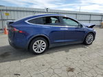 2016 Tesla Model X  Blue vin: 5YJXCBE2XGF028945