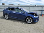 2016 Tesla Model X  Синий vin: 5YJXCBE2XGF028945