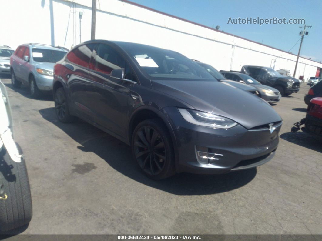 2016 Tesla Model X P90d/75d/p100d Gray vin: 5YJXCBE40GF001383