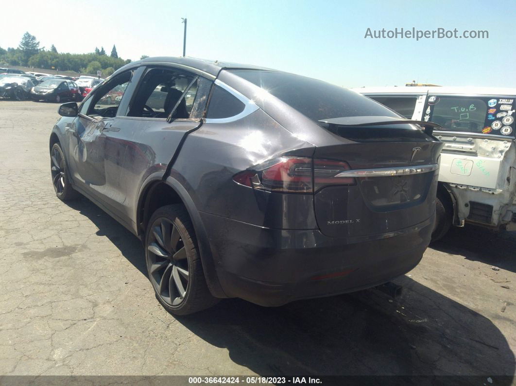 2016 Tesla Model X P90d/75d/p100d Gray vin: 5YJXCBE40GF001383