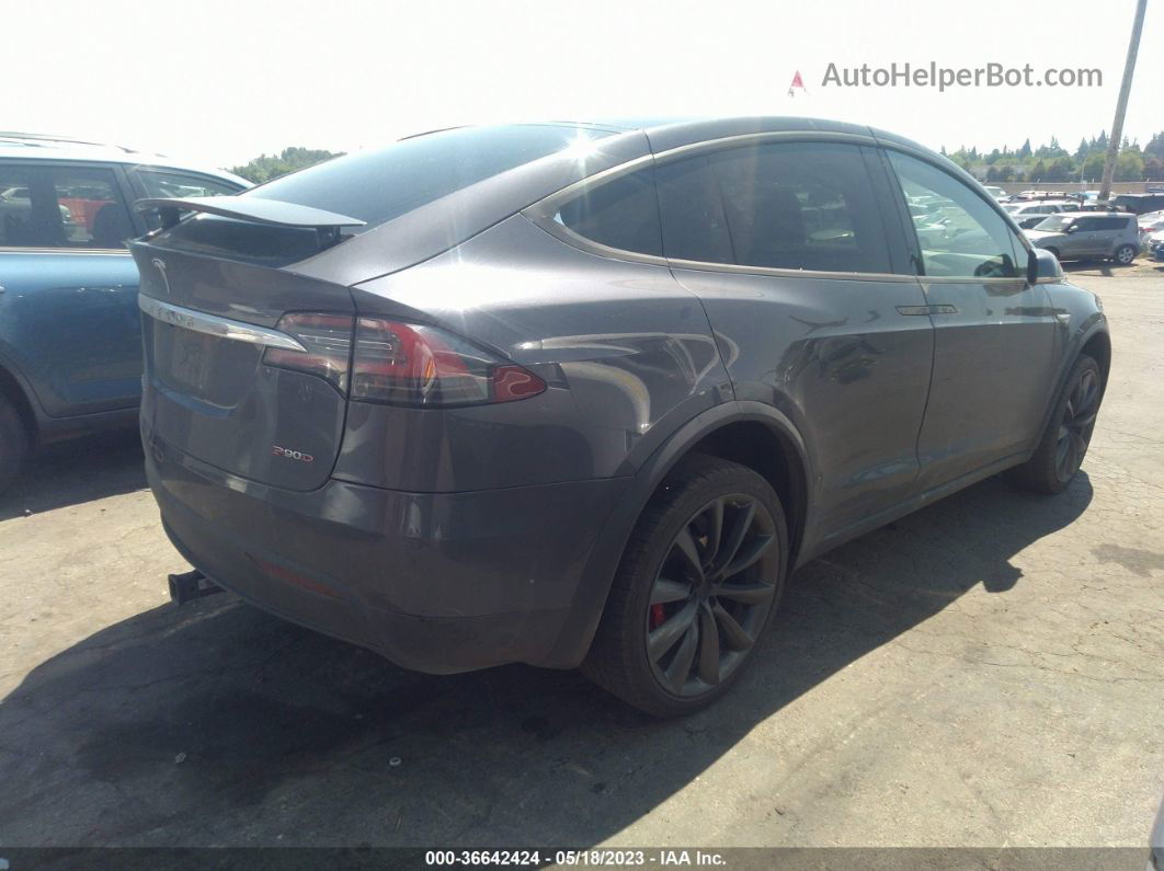 2016 Tesla Model X P90d/75d/p100d Gray vin: 5YJXCBE40GF001383