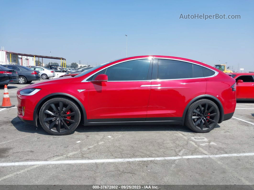 2016 Tesla Model X P90d/75d/p100d Красный vin: 5YJXCBE40GF005143