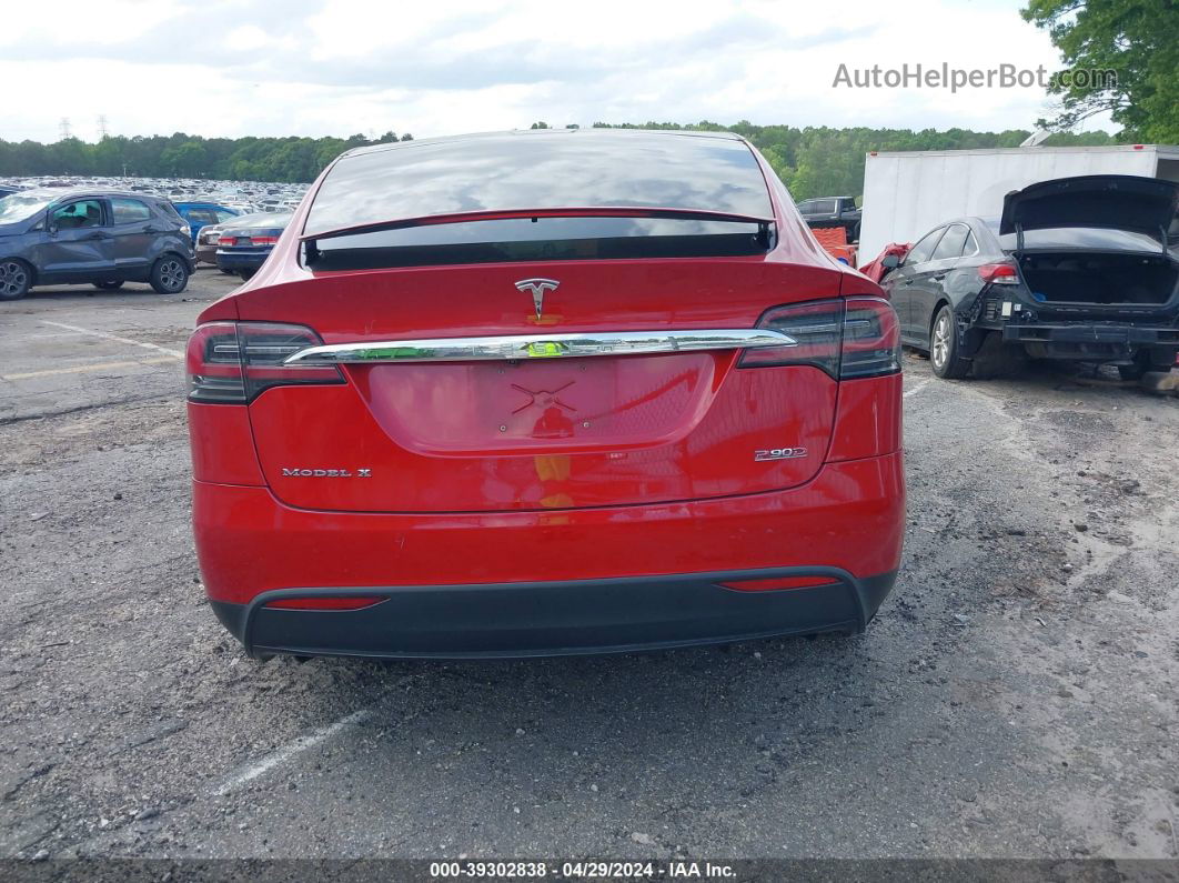 2016 Tesla Model X 75d/p100d/p90d Red vin: 5YJXCBE42GF011901