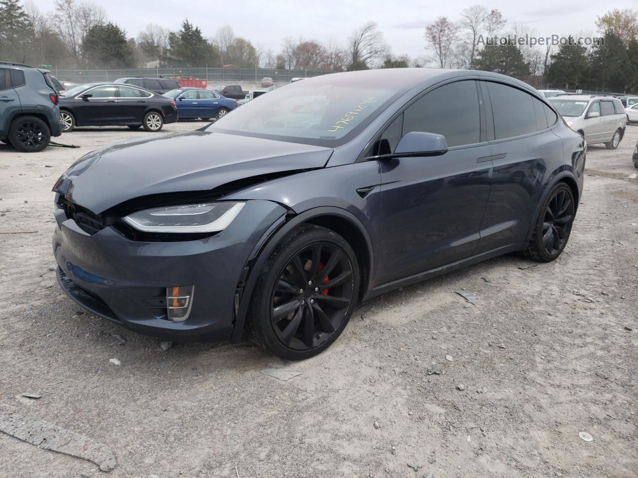 2016 Tesla Model X  Charcoal vin: 5YJXCBE42GF027094