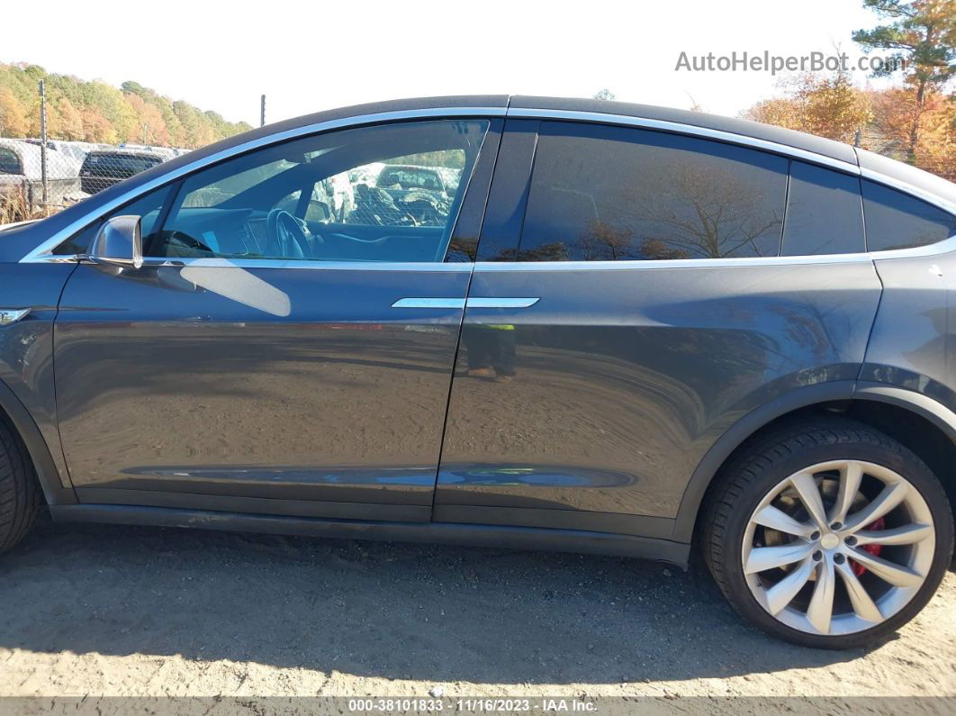 2016 Tesla Model X 75d/p100d/p90d Gray vin: 5YJXCBE43GFS00850