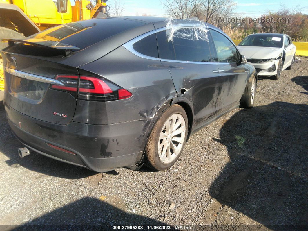 2016 Tesla Model X 75d/p100d/p90d Gray vin: 5YJXCBE44GF001385