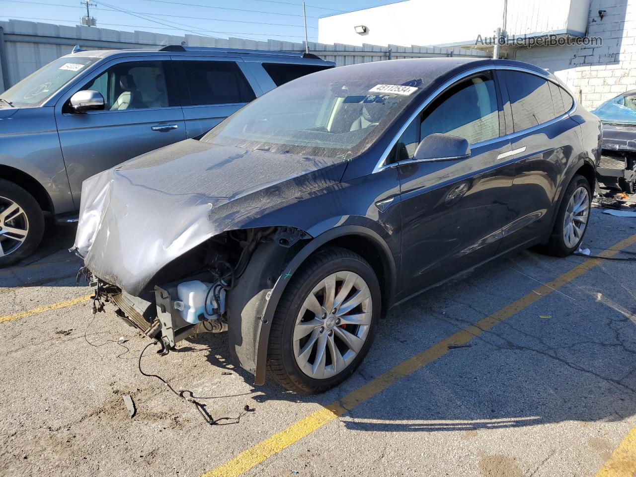 2016 Tesla Model X  Gray vin: 5YJXCBE44GF003220