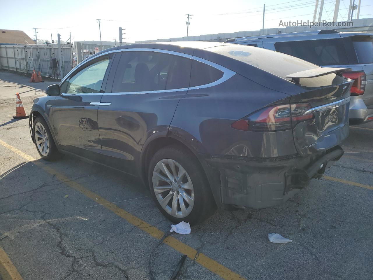 2016 Tesla Model X  Gray vin: 5YJXCBE44GF003220