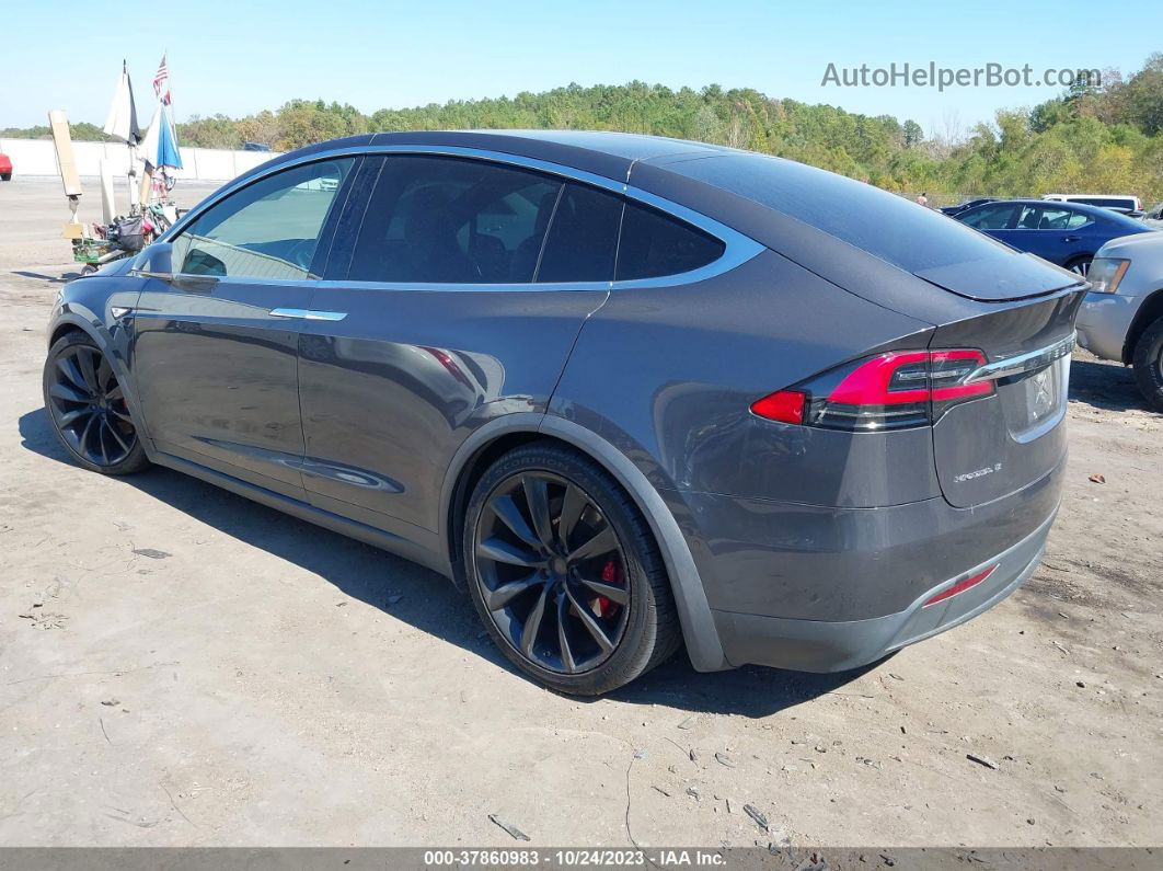 2016 Tesla Model X 75d/p100d/p90d Gray vin: 5YJXCBE45GF003565