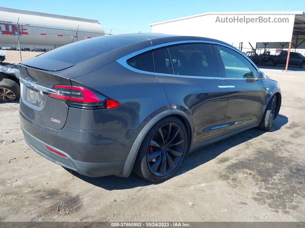 2016 Tesla Model X 75d/p100d/p90d Gray vin: 5YJXCBE45GF003565