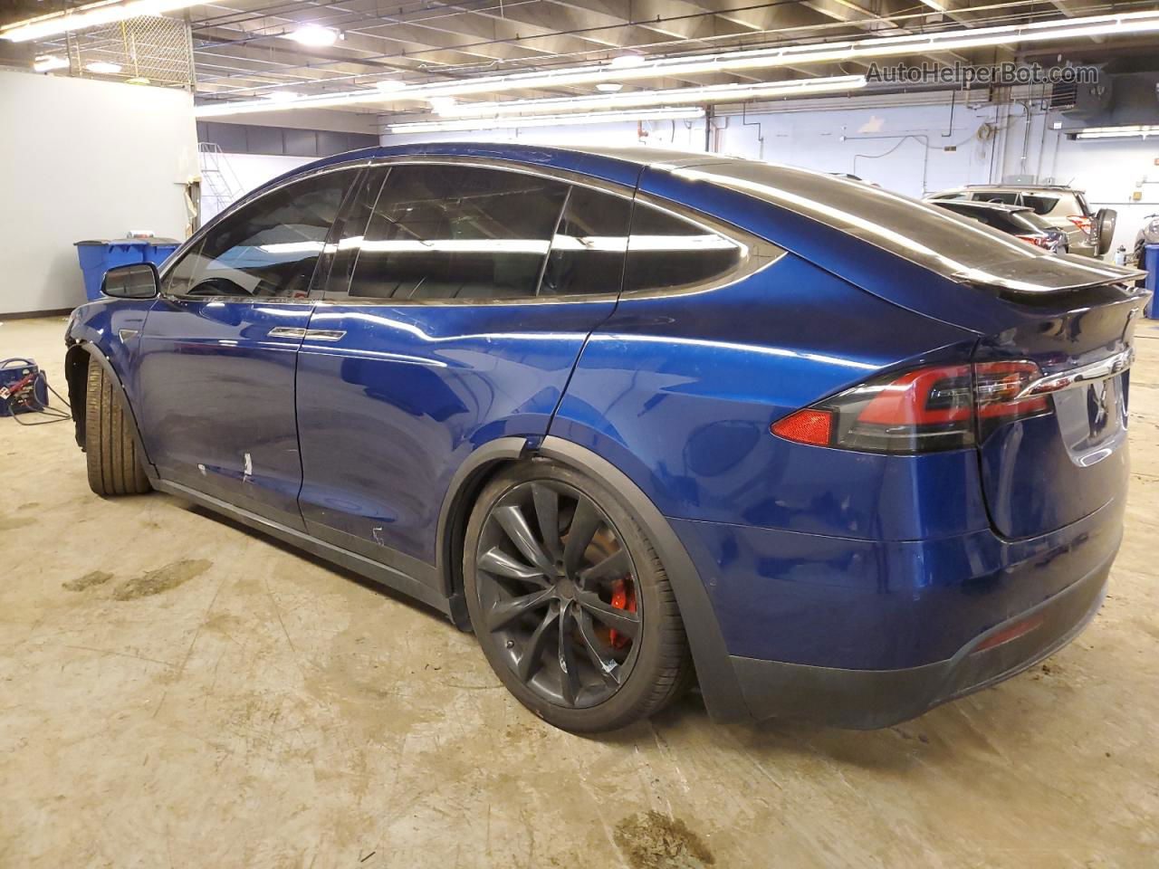 2016 Tesla Model X  Синий vin: 5YJXCBE45GF011357