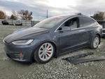 2020 Tesla Model X  Blue vin: 5YJXCBE45LF239496