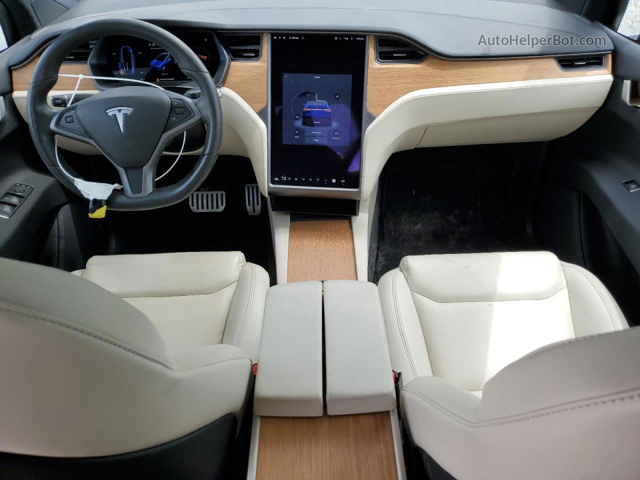 2020 Tesla Model X  Синий vin: 5YJXCBE45LF244391