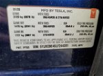2020 Tesla Model X  Blue vin: 5YJXCBE45LF244391