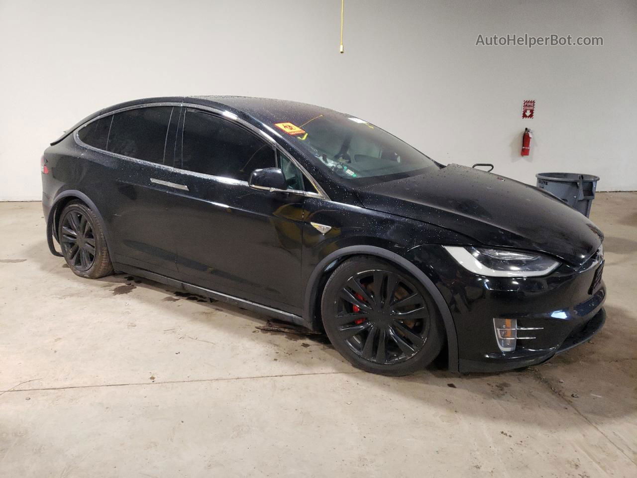 2016 Tesla Model X  Black vin: 5YJXCBE46GF000190