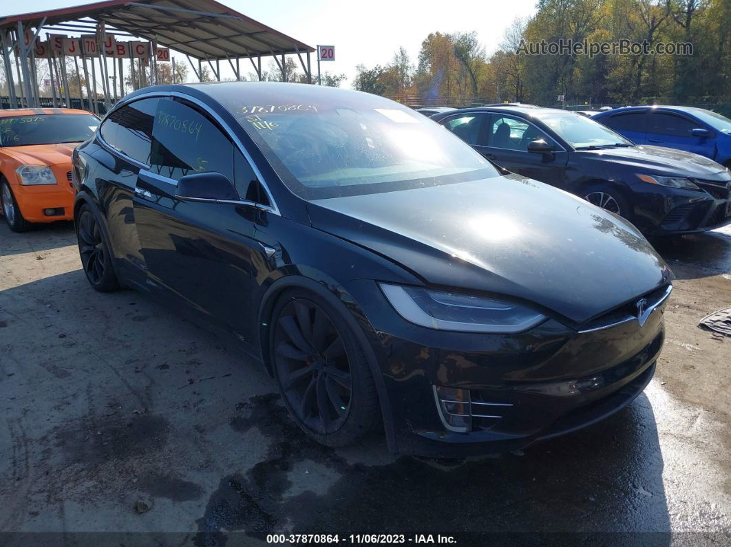 2016 Tesla Model X 75d/p100d/p90d Black vin: 5YJXCBE47GF022800