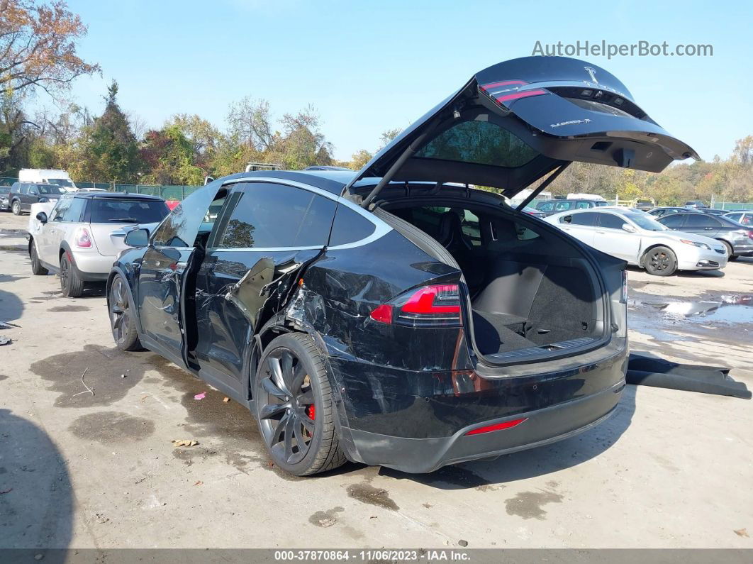 2016 Tesla Model X 75d/p100d/p90d Black vin: 5YJXCBE47GF022800