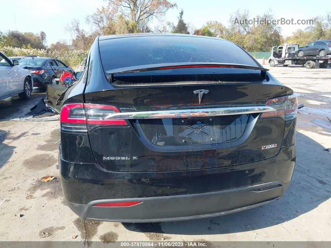 2016 Tesla Model X 75d/p100d/p90d Black vin: 5YJXCBE47GF022800