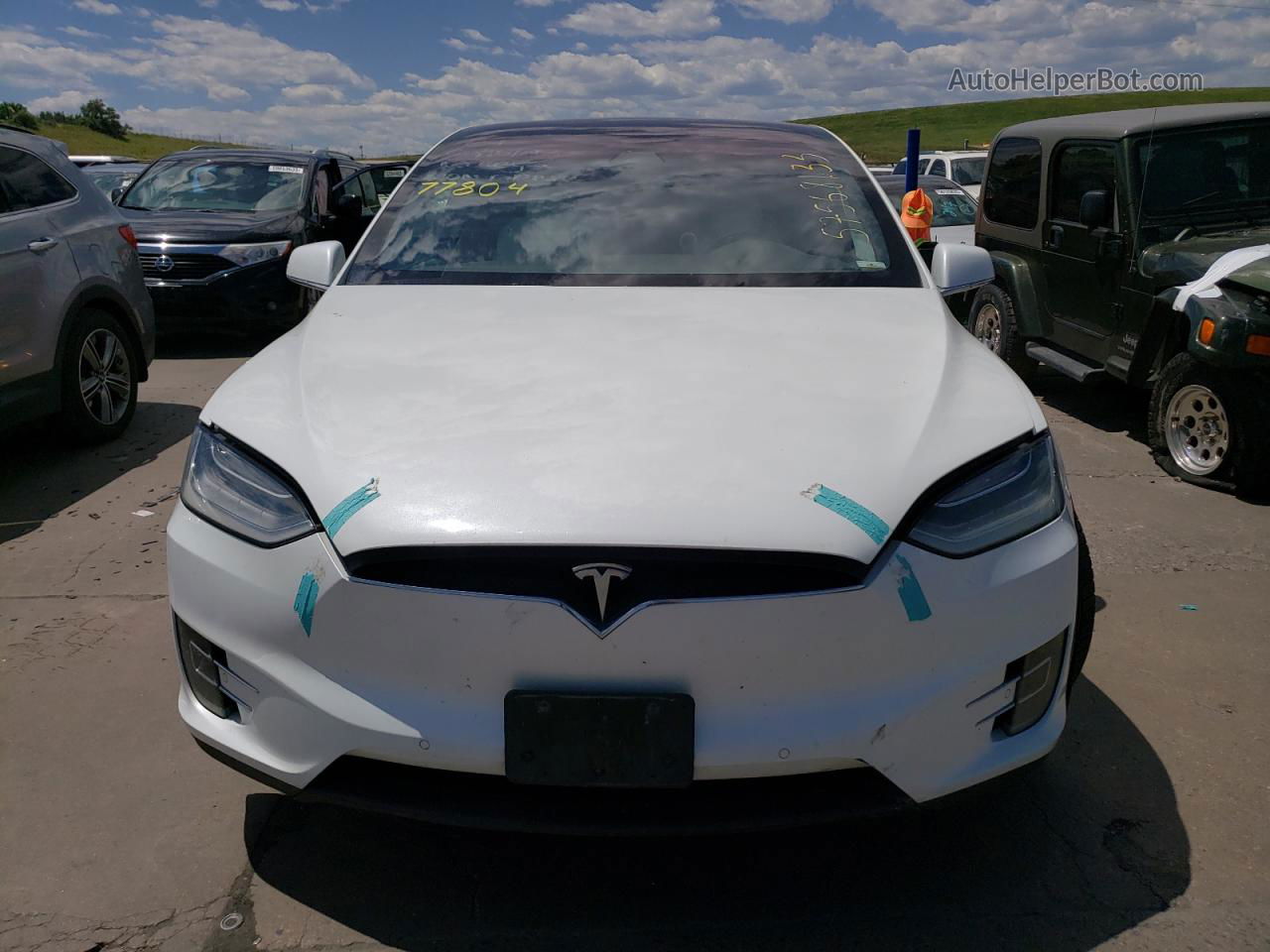 2016 Tesla Model X  Белый vin: 5YJXCBE47GF030976