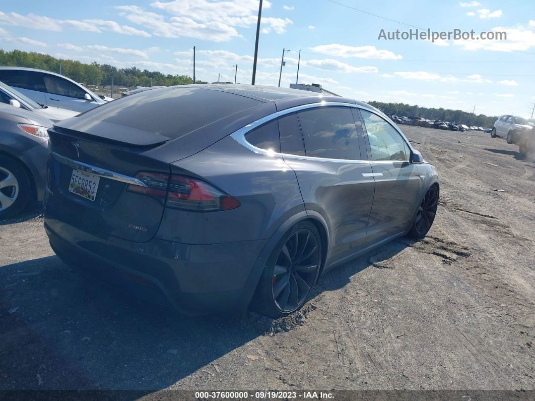 2016 Tesla Model X P90d/75d/p100d Gray vin: 5YJXCBE49GF003133