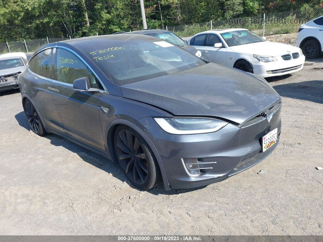 2016 Tesla Model X P90d/75d/p100d Gray vin: 5YJXCBE49GF003133