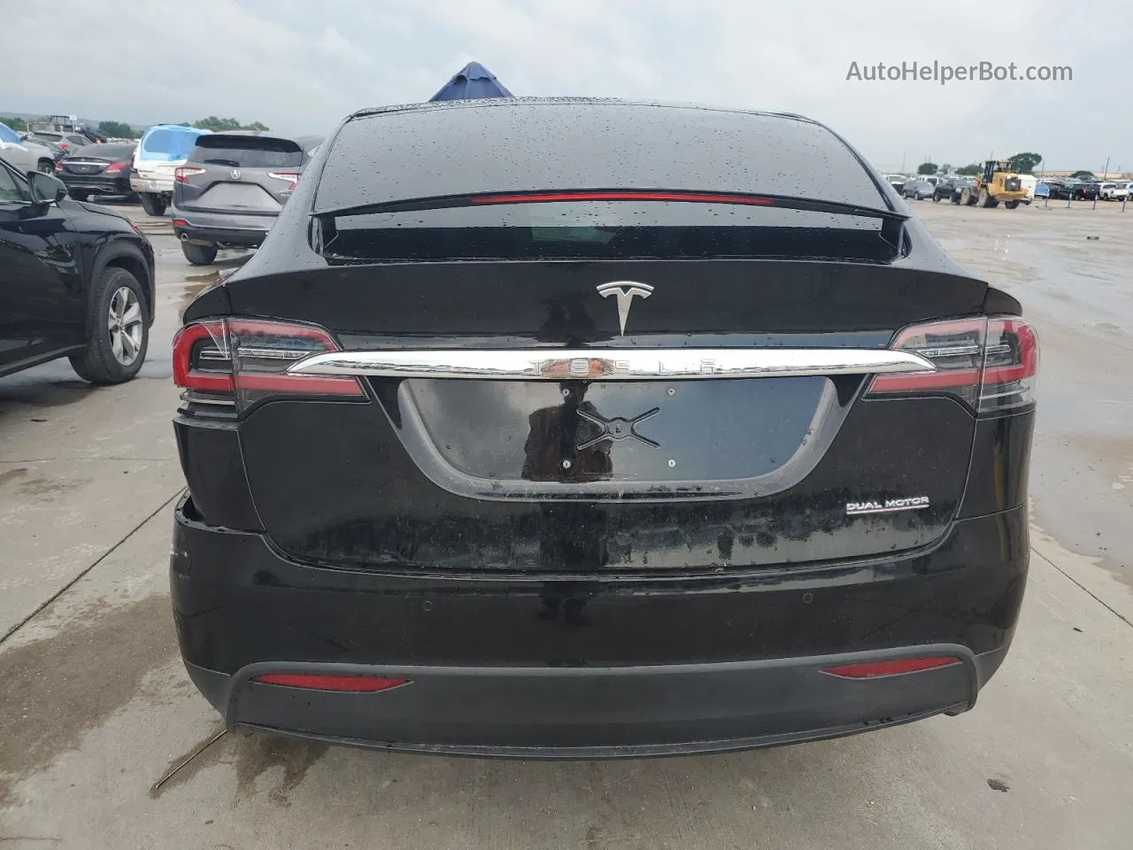 2019 Tesla Model X  Черный vin: 5YJXCBE49KF192715