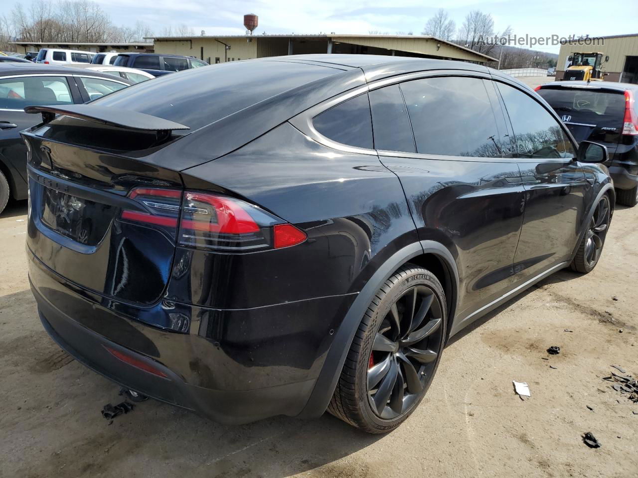 2016 Tesla Model X  Black vin: 5YJXCBE4XGF003061