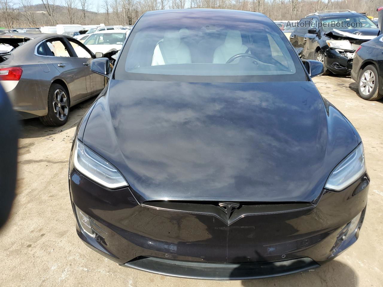 2016 Tesla Model X  Black vin: 5YJXCBE4XGF003061