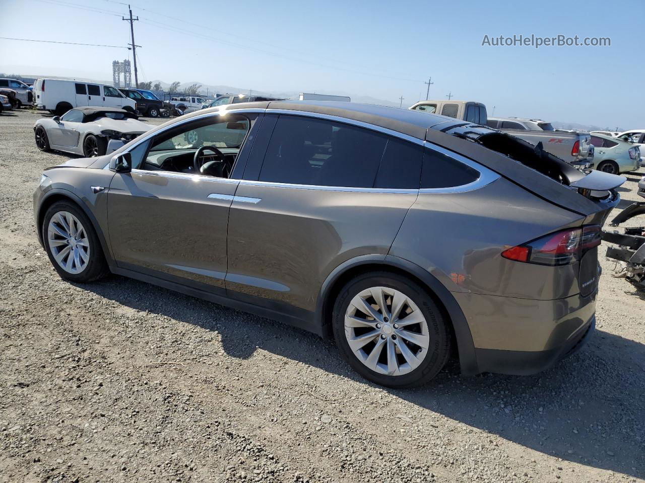 2016 Tesla Model X  Brown vin: 5YJXCDE20GF026004