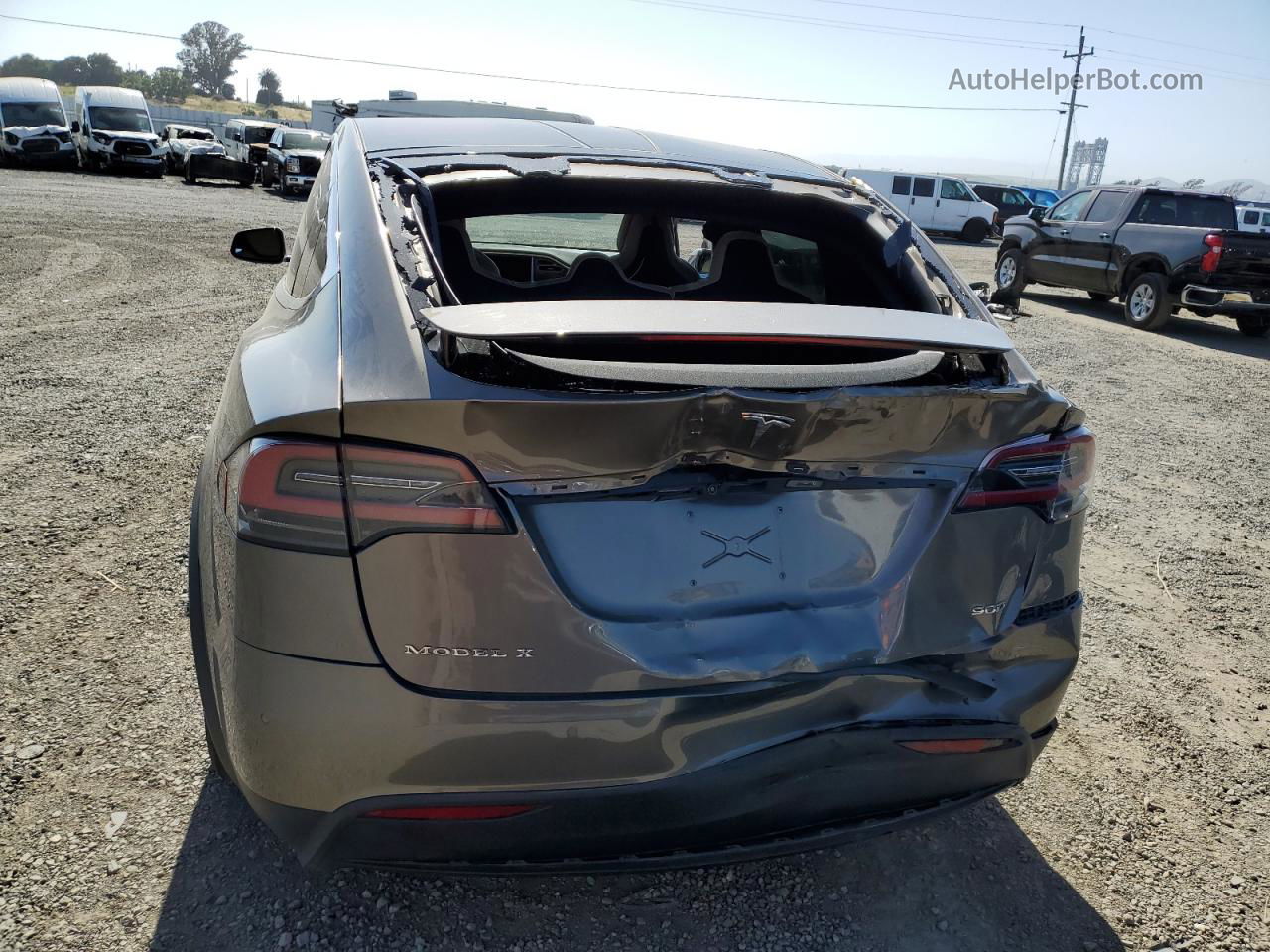 2016 Tesla Model X  Brown vin: 5YJXCDE20GF026004