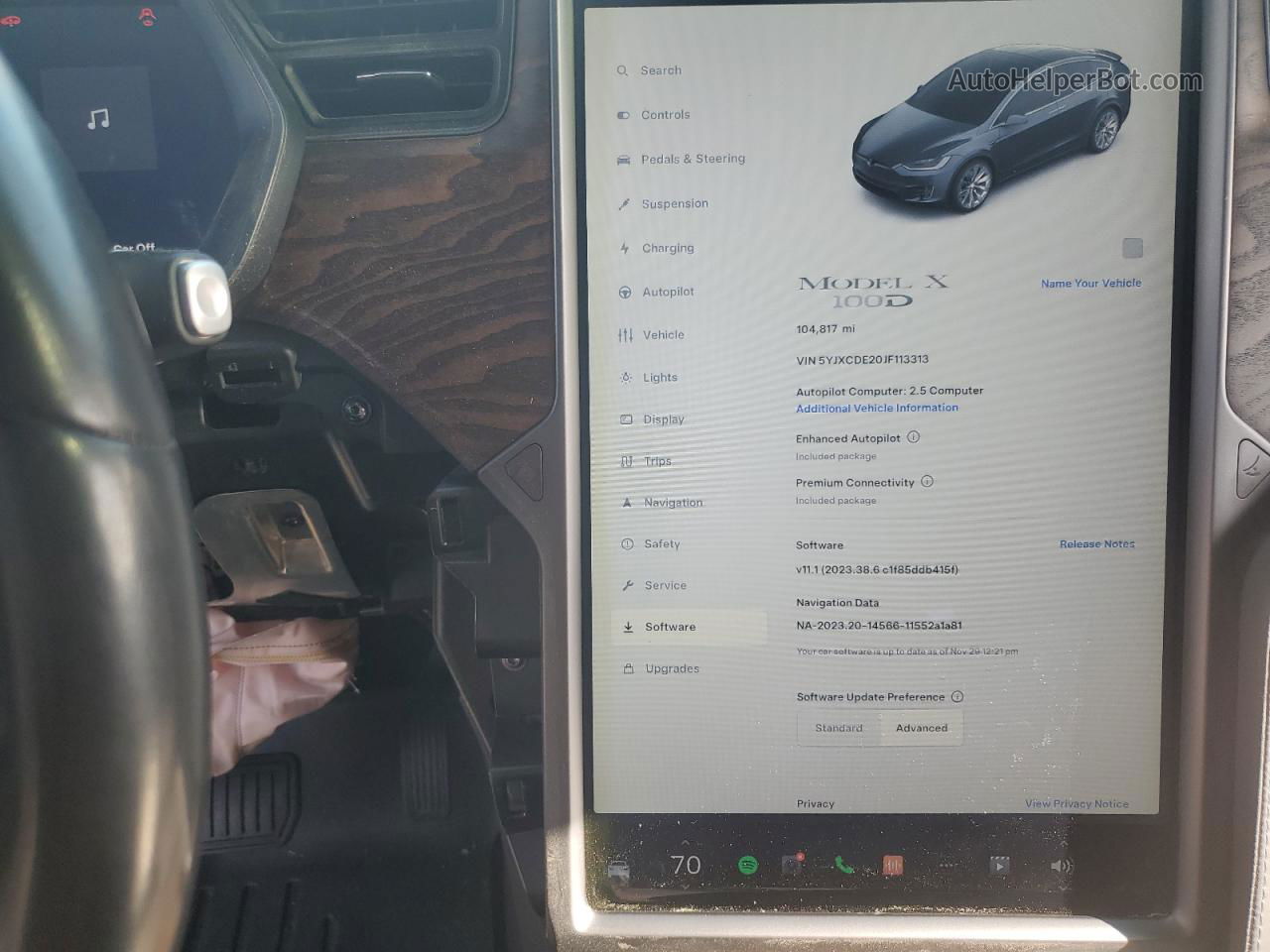 2018 Tesla Model X  Gray vin: 5YJXCDE20JF113313