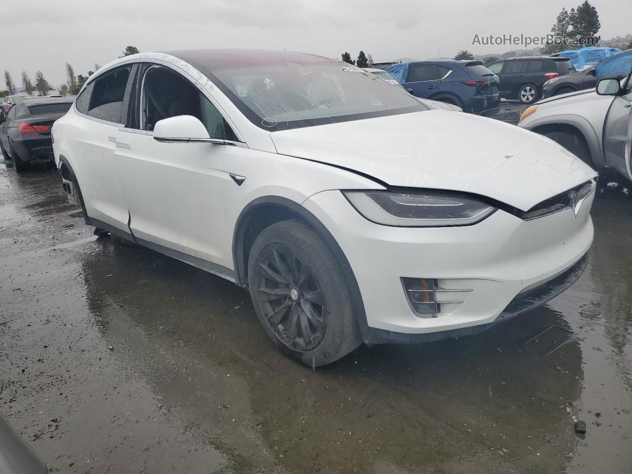 2018 Tesla Model X  Белый vin: 5YJXCDE21JF117564