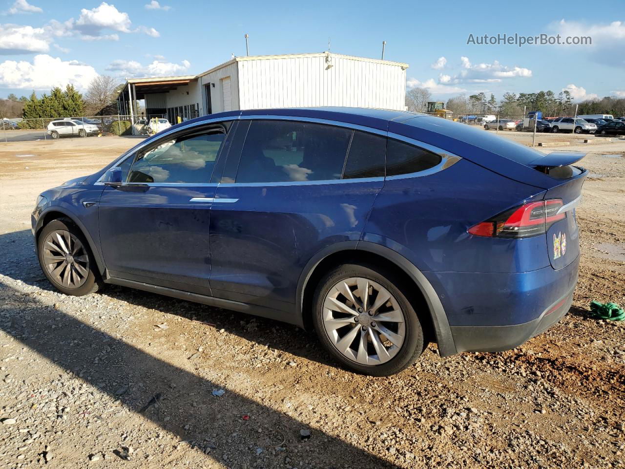 2019 Tesla Model X  Синий vin: 5YJXCDE21KF200168