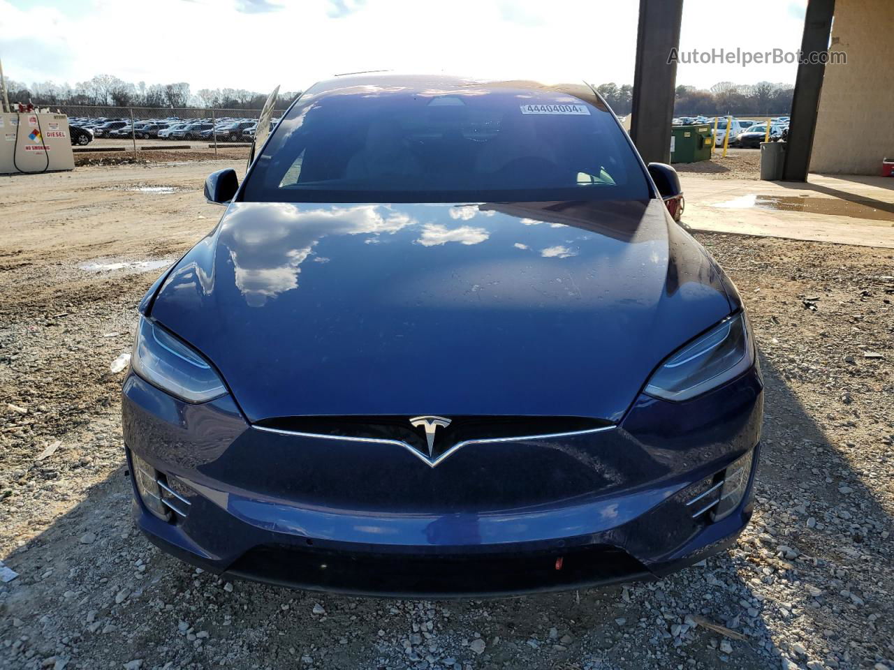 2019 Tesla Model X  Синий vin: 5YJXCDE21KF200168