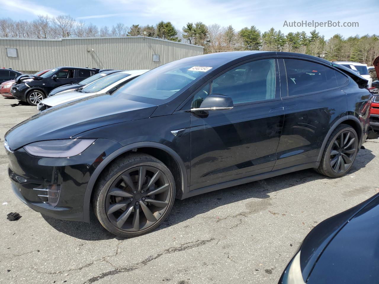 2020 Tesla Model X  Black vin: 5YJXCDE21LF306153