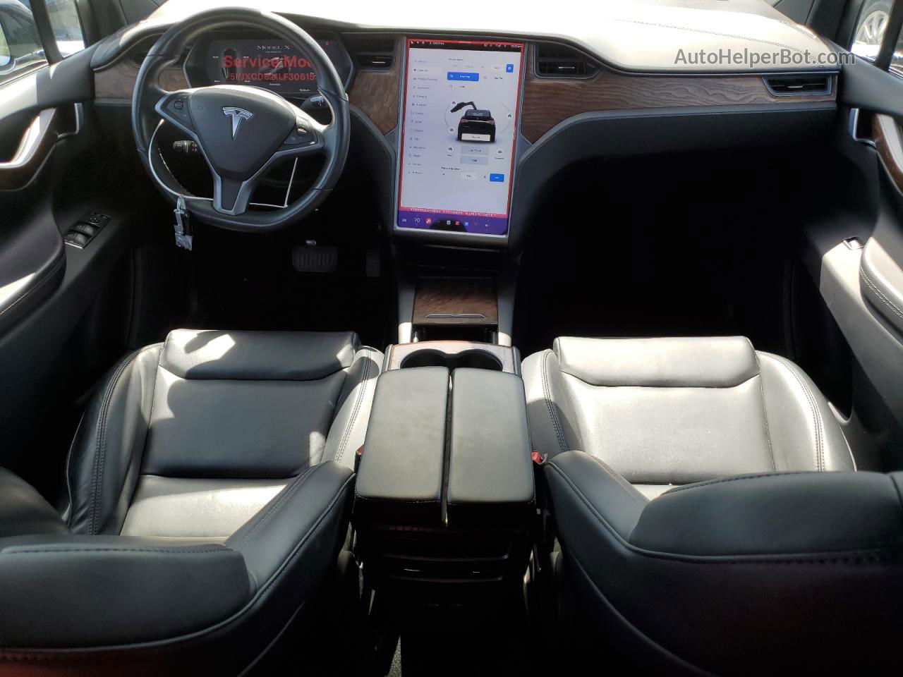 2020 Tesla Model X  Black vin: 5YJXCDE21LF306153