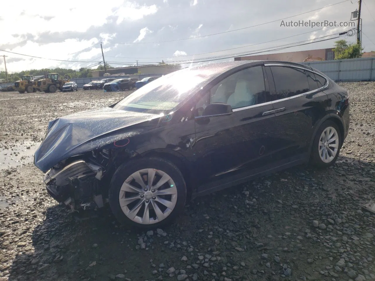 2019 Tesla Model X  Black vin: 5YJXCDE22KF192775