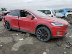 2020 Tesla Model X  Red vin: 5YJXCDE22LF250580