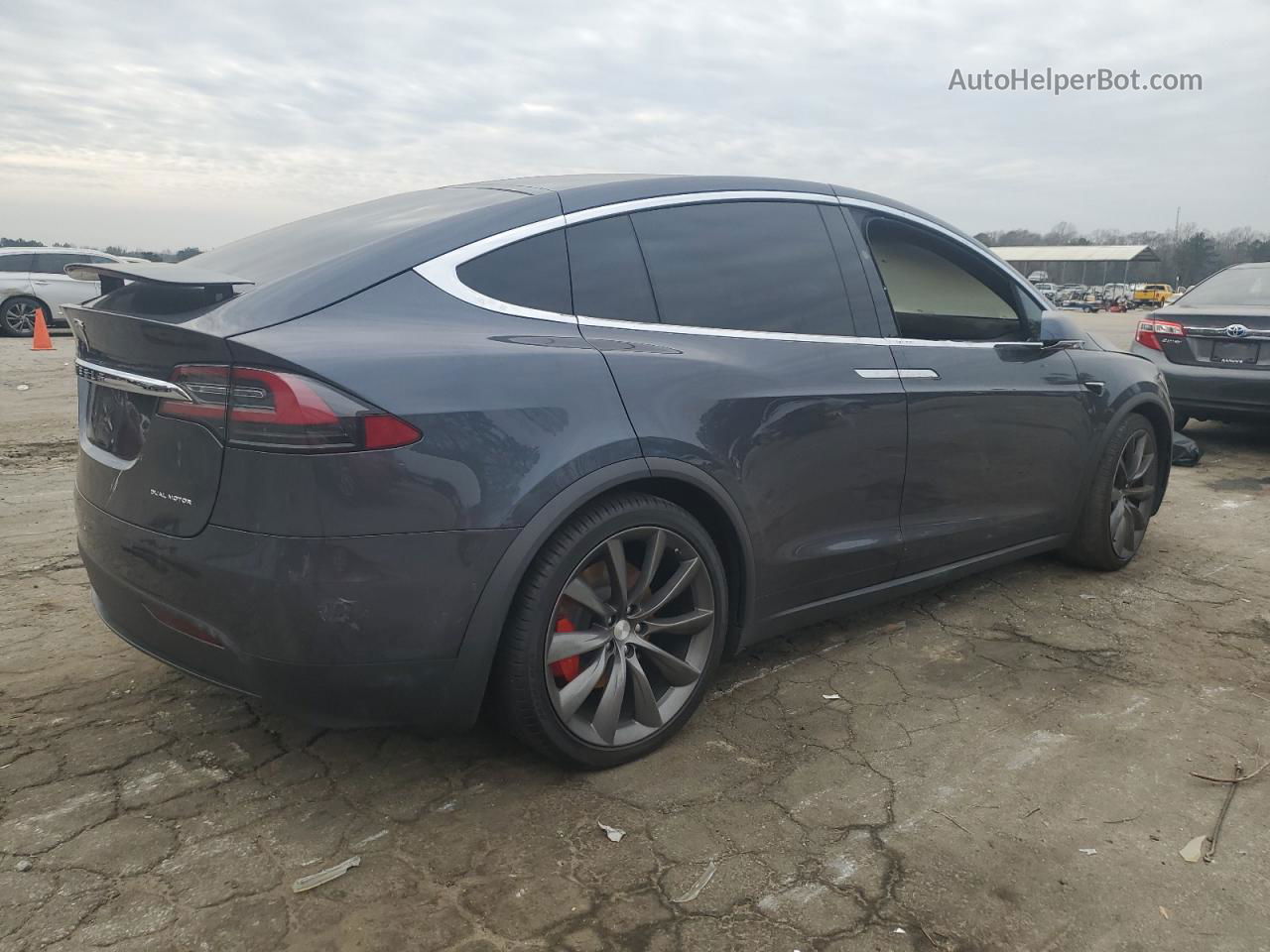 2020 Tesla Model X  Charcoal vin: 5YJXCDE22LF286124