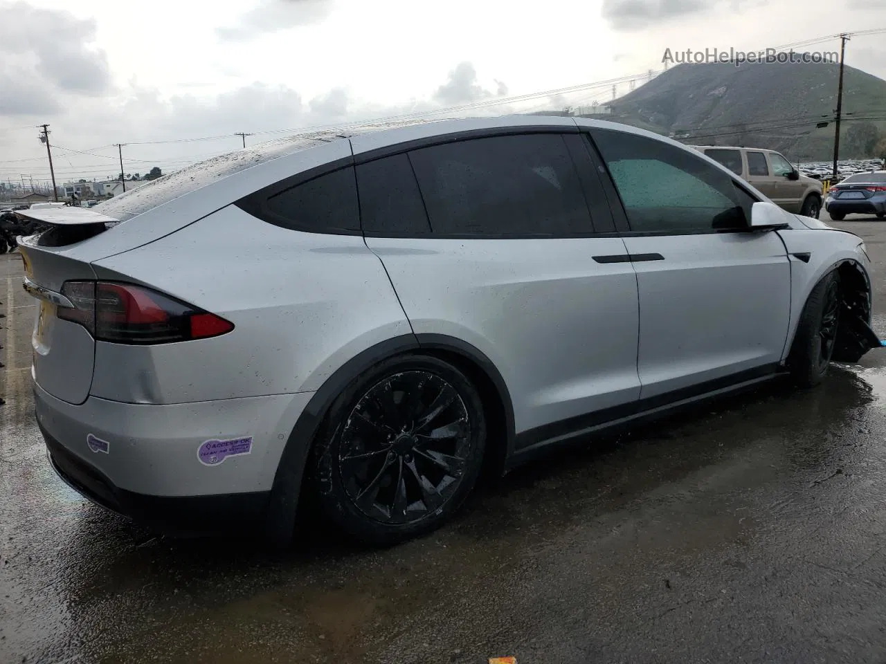 2018 Tesla Model X Gray vin: 5YJXCDE23JF121311