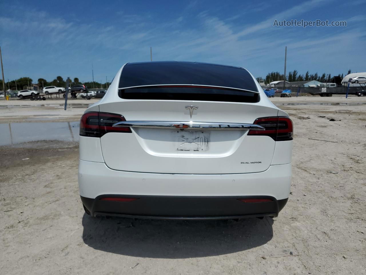 2019 Tesla Model X  Белый vin: 5YJXCDE23KF192784