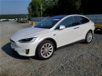 2020 Tesla Model X  White vin: 5YJXCDE23LF298685