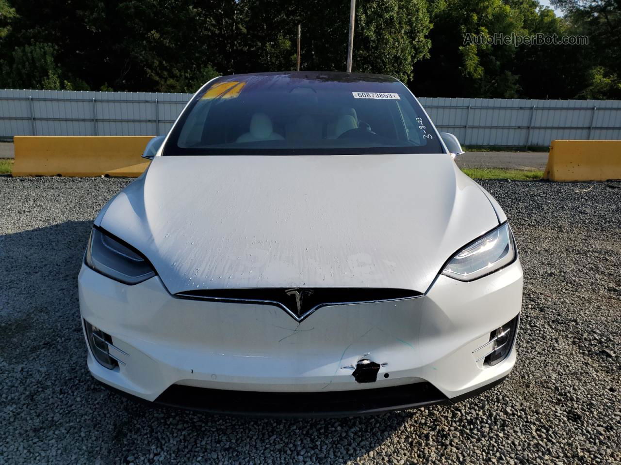 2020 Tesla Model X  Белый vin: 5YJXCDE23LF298685